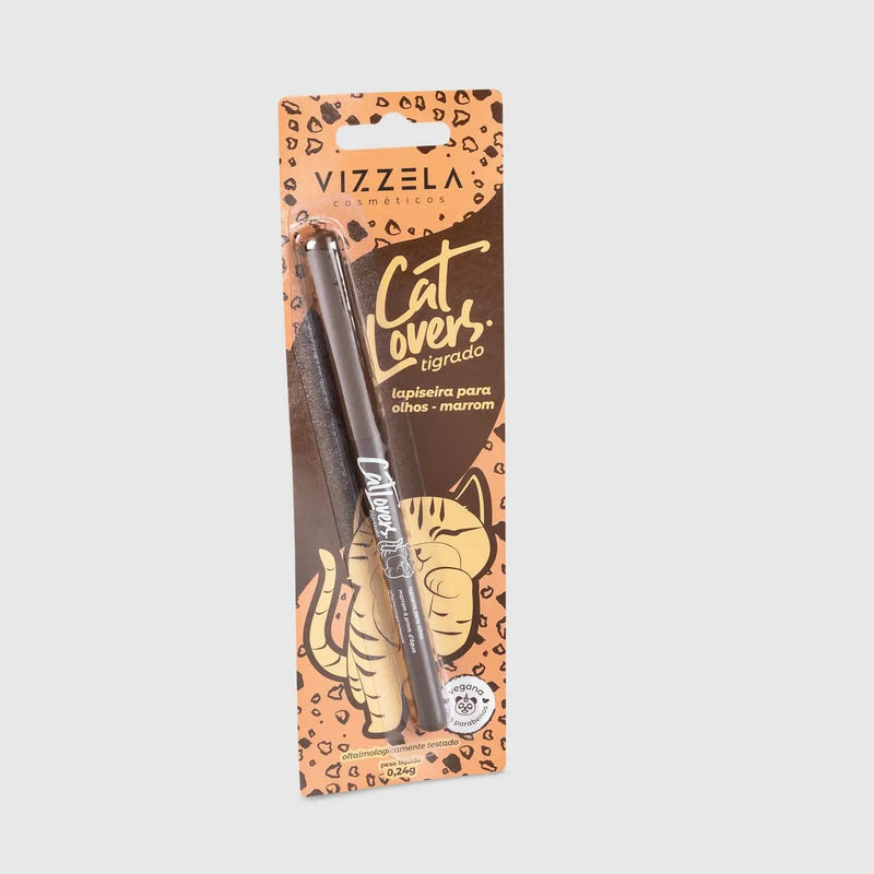 Lapiseira Para Olhos Marrom Cat Lovers Vizzela - 0,24g