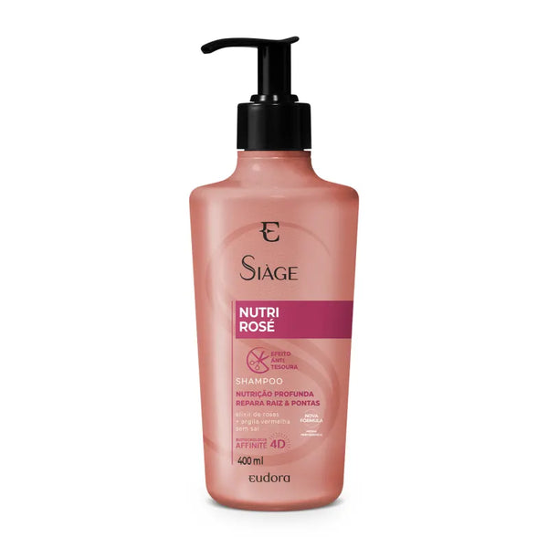 Shampoo Eudora Siàge Nutri Rose - 400ml