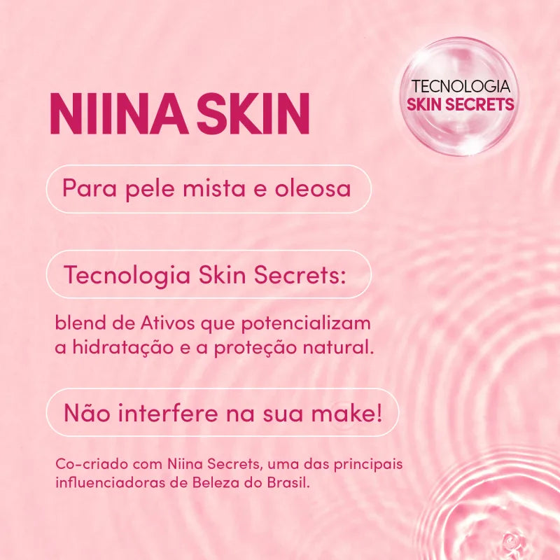 Hidratante Matificante Antioleosidade Niina Skin 40g
