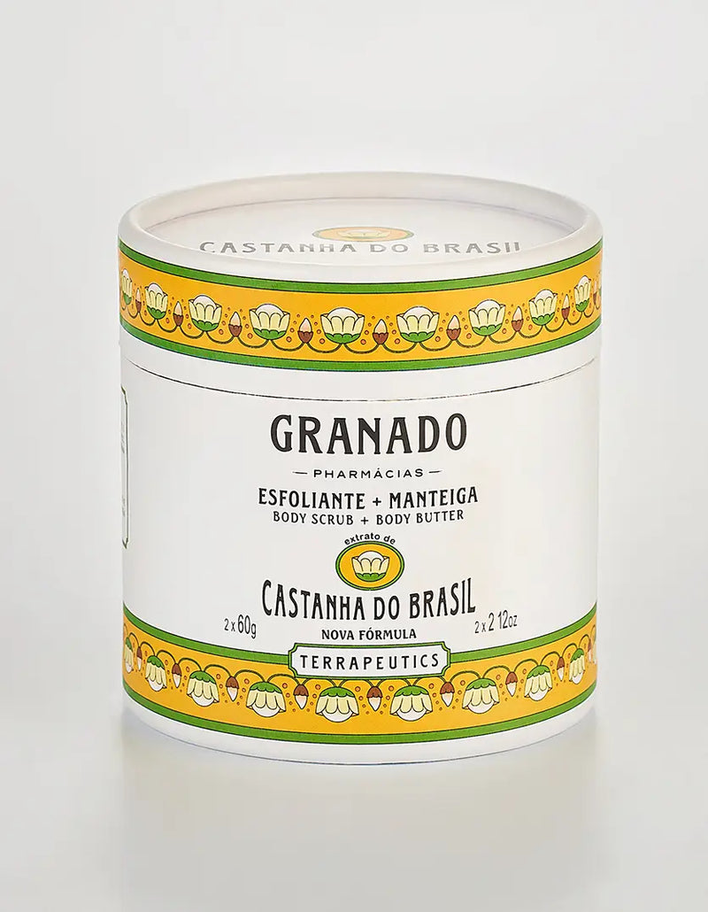 Kit Esfoliante Corporal Granado Castanha do Brasil 60g + Manteiga Corporal Granado Castanha do Brasil 60g