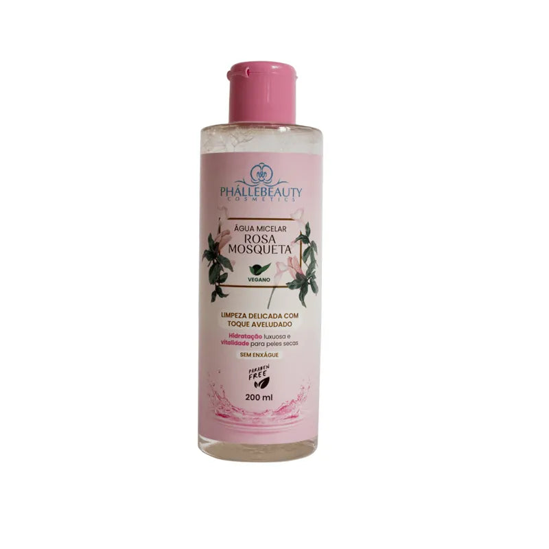 Água Micelar Rosa Mosqueta Phallebeauty - 200ml