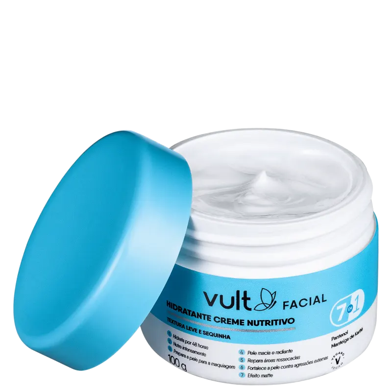 Creme Hidratante Facial Nutritivo Vult - 100g