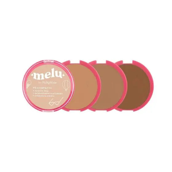 Pó Facial Compacto Melu Ruby Rose - 10g