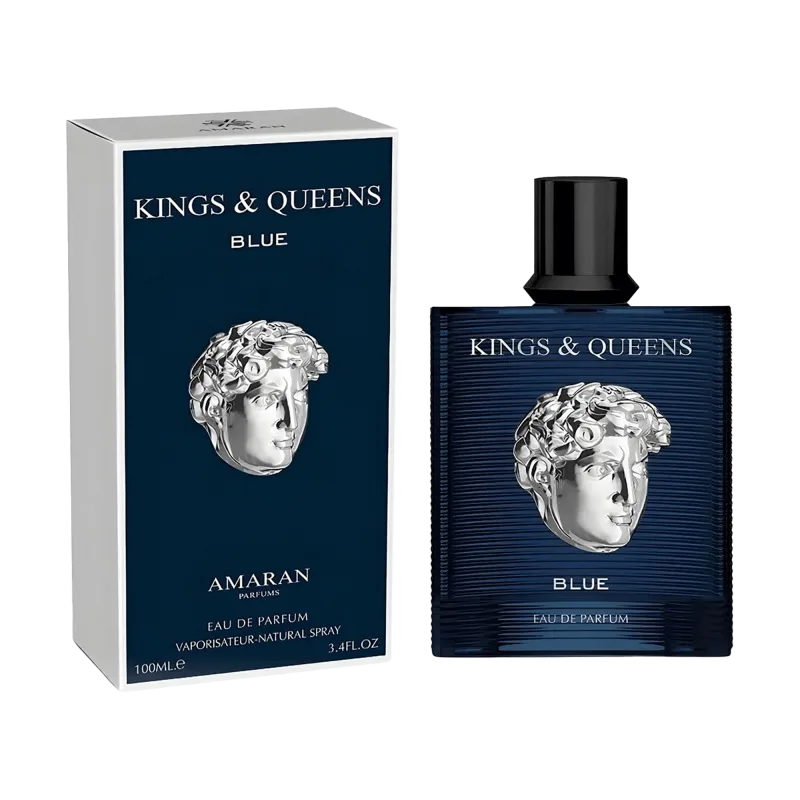 Perfume Árabe Masculino Amaran Kings & Quenns Blue 100ml Eau de Parfum