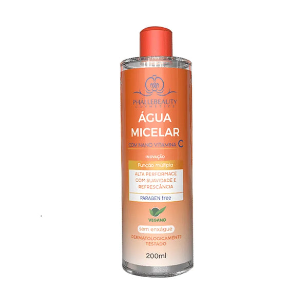 Água Micelar Com Nano Vitamina C Phallebeauty - 200ml