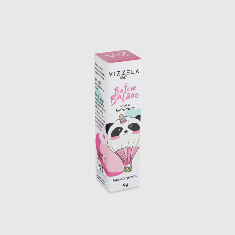 Batom Infantil Balão Cor Fantástico Vizzela - 4g
