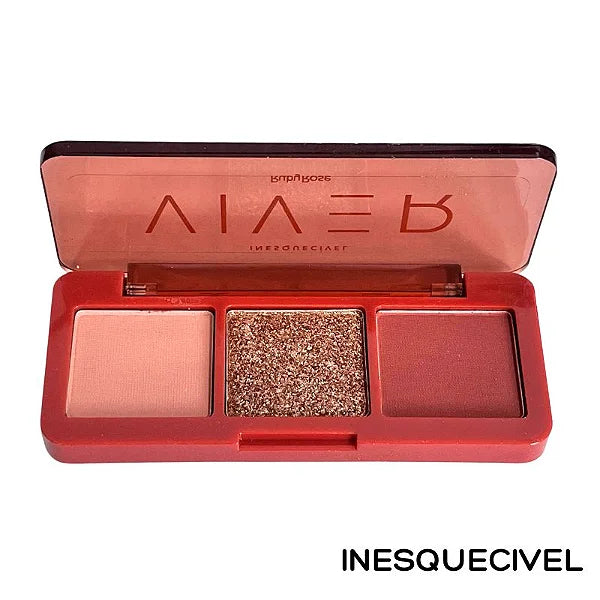 Paleta de Sombras Viver Inesquecível Ruby Rose - 4,8g