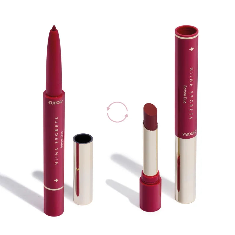 Batom Malva Duo Perfect Match Niina Secrets - 1,65g