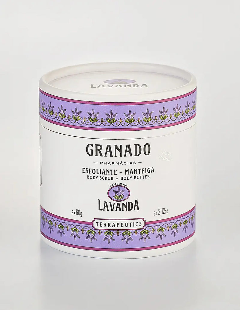 Kit Esfoliante Corporal Granado Lavanda 60g + Manteiga Corporal Granado Lavanda 60g