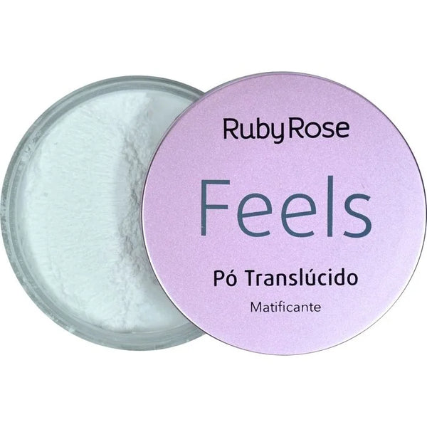 Pó Translúcido Matificante Feels Ruby Rose - 8,5g