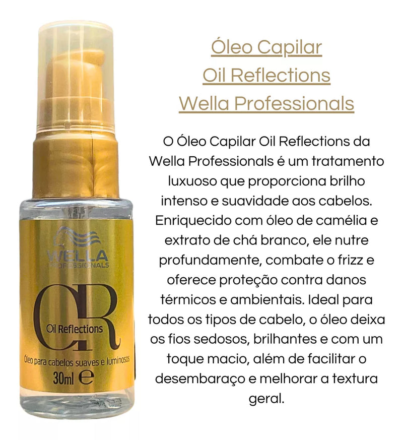 Óleo Capilar Wella Professionals Oil Reflections Luminous Smoothening - 30ml