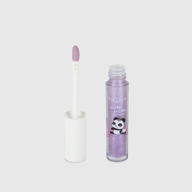 Gloss Infantil Brilha Brilha Cor Aurora Vizzela - 3ml