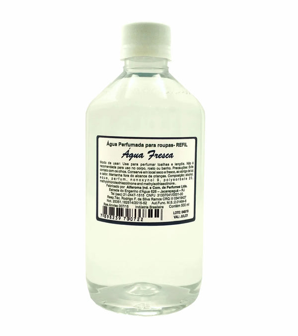 Água Perfumada para Roupas Água Fresca REFIL - 500ml