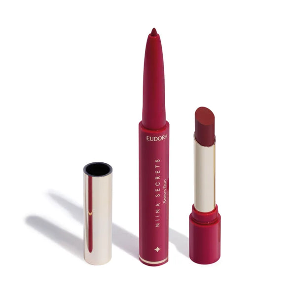Batom Malva Duo Perfect Match Niina Secrets - 1,65g