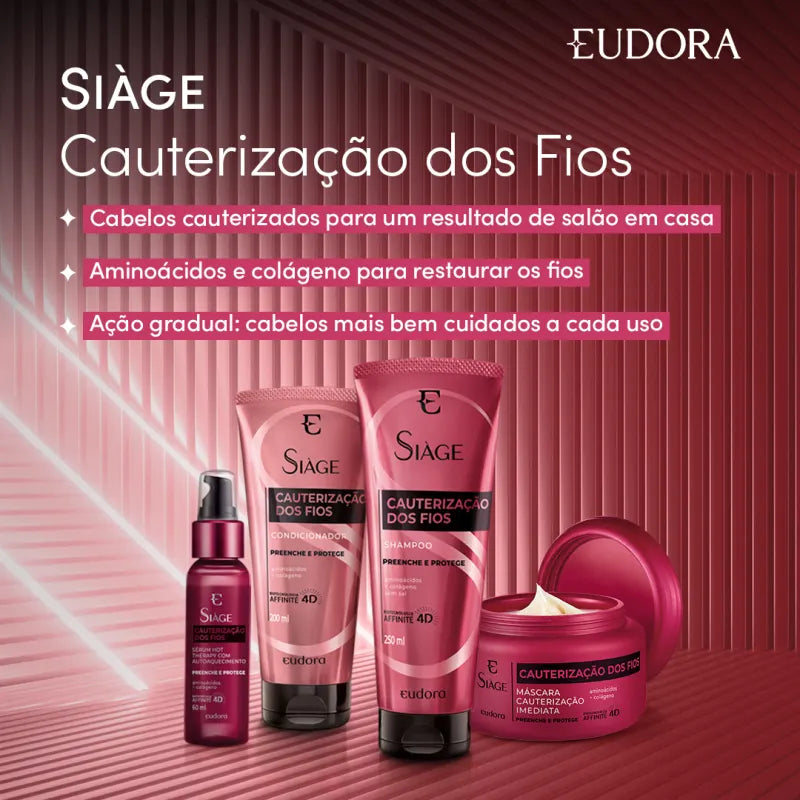 Condicionador Eudora Siàge Cauterização dos Fios - 200ml