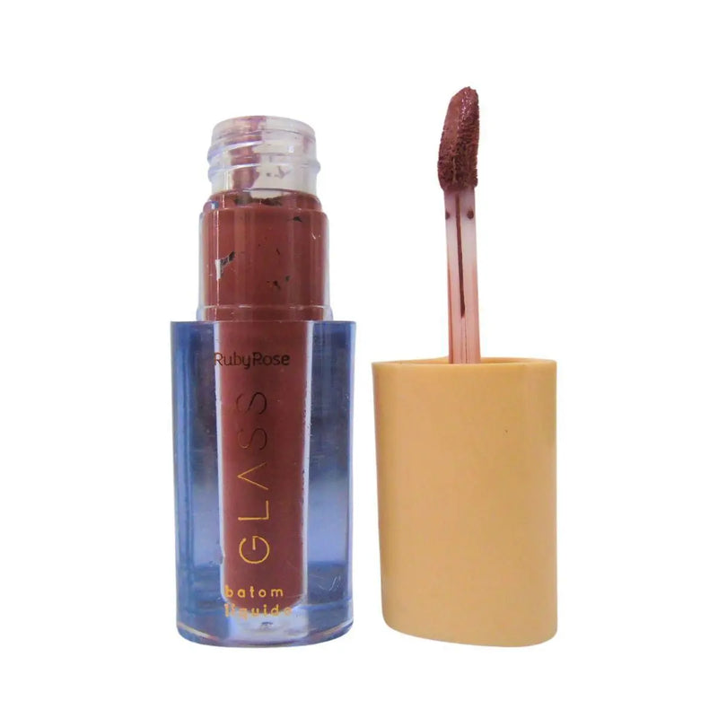 Batom Líquido Velvety Glass Bg02 Ruby Rose - 3,5ml