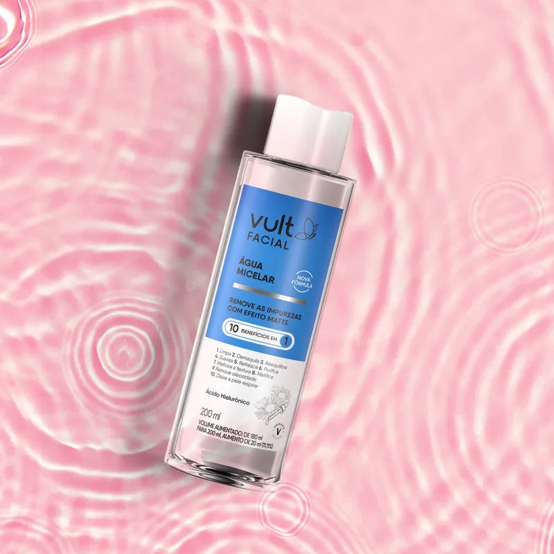 Água Micelar Facial Vult - 200ml