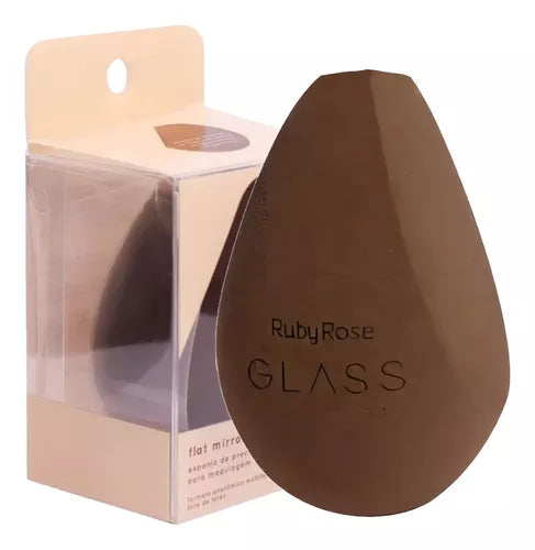 Esponja de Maquiagem Glass Super Macia Chanfrada - Ruby Rose