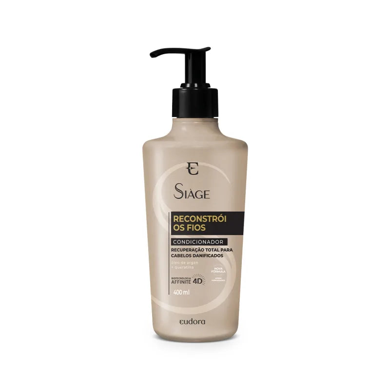 Condicionador Eudora Siàge Reconstrói Os Fios - 400ml