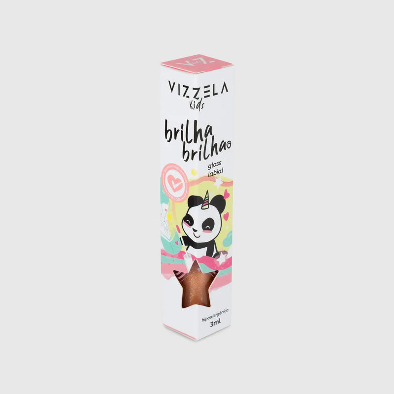 Gloss Infantil Brilha Brilha Cor Cometa Vizzela - 3ml